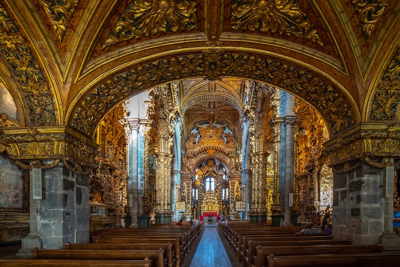 St. Francis Church in Porto Editorial credit- Mate Karoly - Shutterstock.com