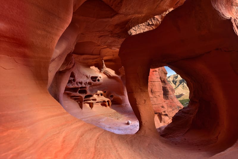 Windstone Arch or fire cave, Valley of Fire State Park in Nevada