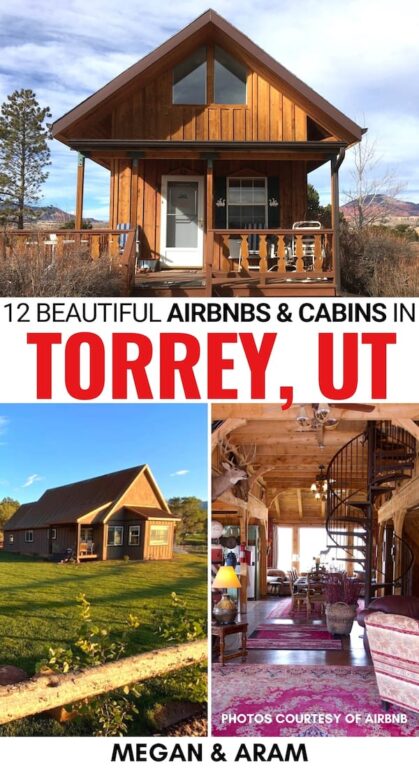 Are you looking for the best Airbnbs in Torrey, Utah for your trip to Capitol Reef National Park? These are the top-rated Torrey Airbnbs (and cabins nearby)! | Capitol Reef National Park Airbnbs | Capitol Reef National Park lodging | Capitol Reef National Park Rentals | Capitol Reef National Park where to stay | Torrey Utah Airbnbs | Teasdale Airbnb | Torrey accommodation | Capitol Reef National Park accommodation | Utah glamping | Utah Airbnb | Capitol Reef National Park cabins | Torrey cabins