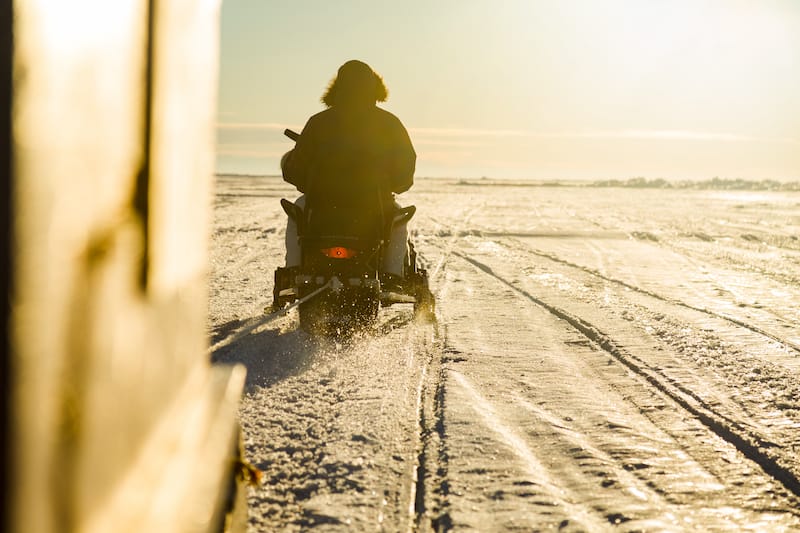 A 2am snowmobiling excursion in Iqaluit