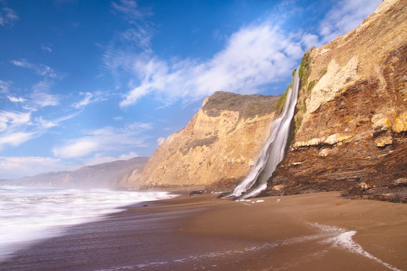 Alamere Falls in Point Reyes National Seashore