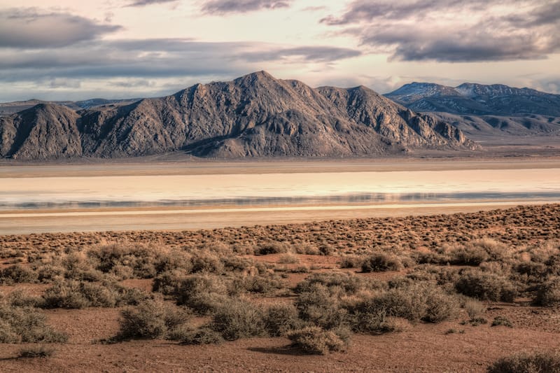 The stark beauty of the Nevada desert, All around Las Vegas…