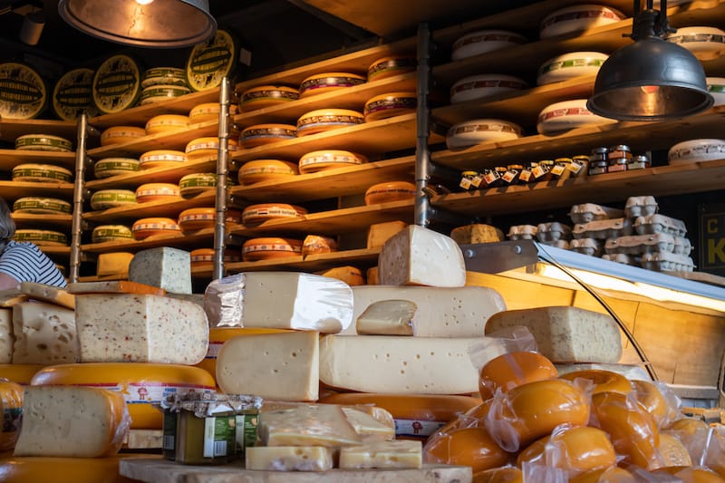 Dutch cheese varieties in Rotterdam