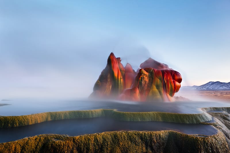 Fly Geyser Nevada