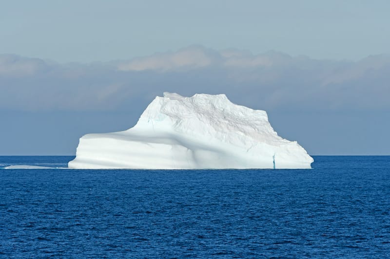 Iceberg near Baffin Island in Nunavut