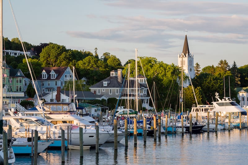 Mackinac Island in May