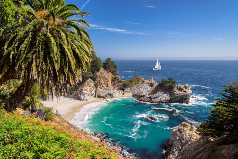 McWay Falls in CA