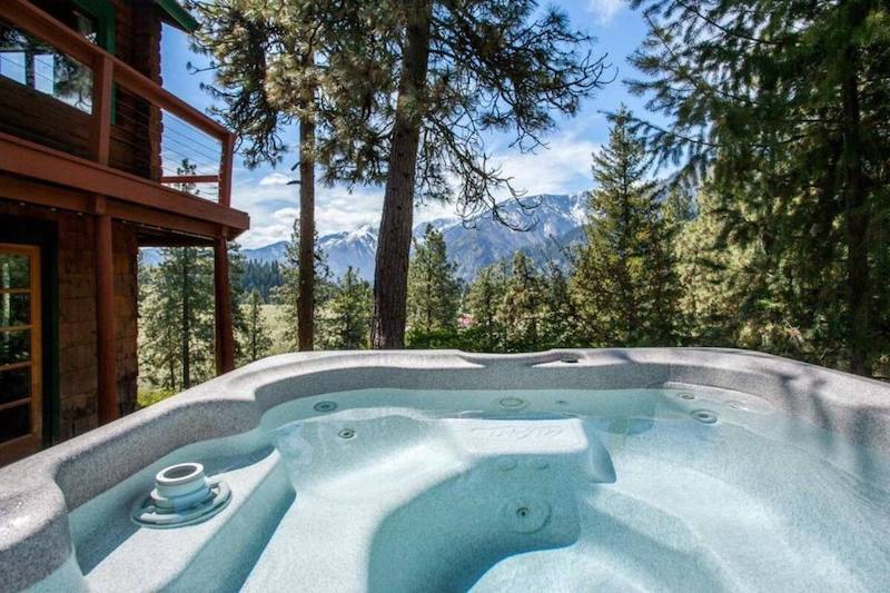 Peaceful Cabin Overlooking Pear Orchard