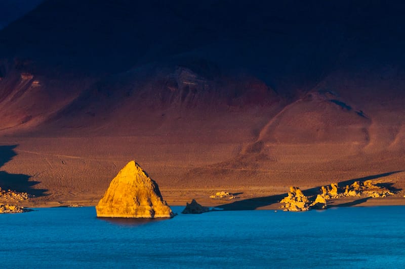 Pyramid Lake Nevada sunset