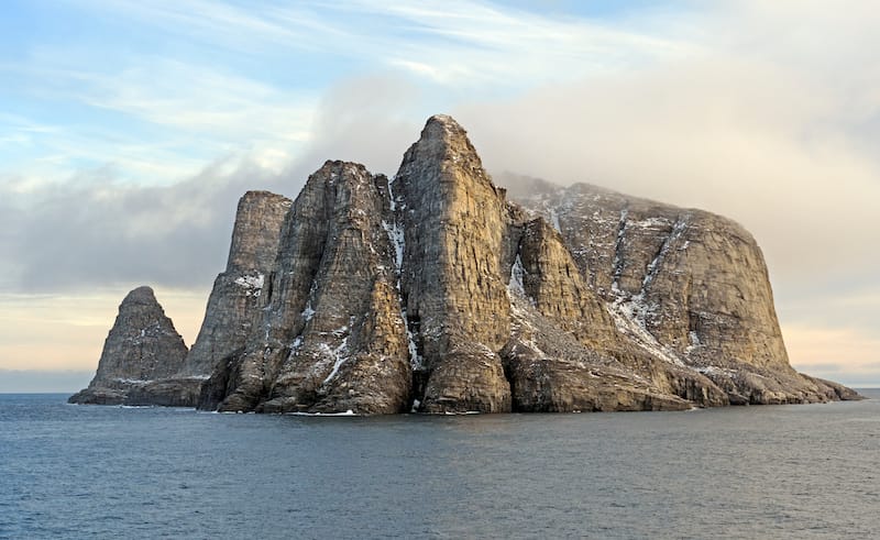 Remote Island in the High Arctic Near Sunneshine Bay near Cape Dyer on Baffin Island in Nunavut, Canada