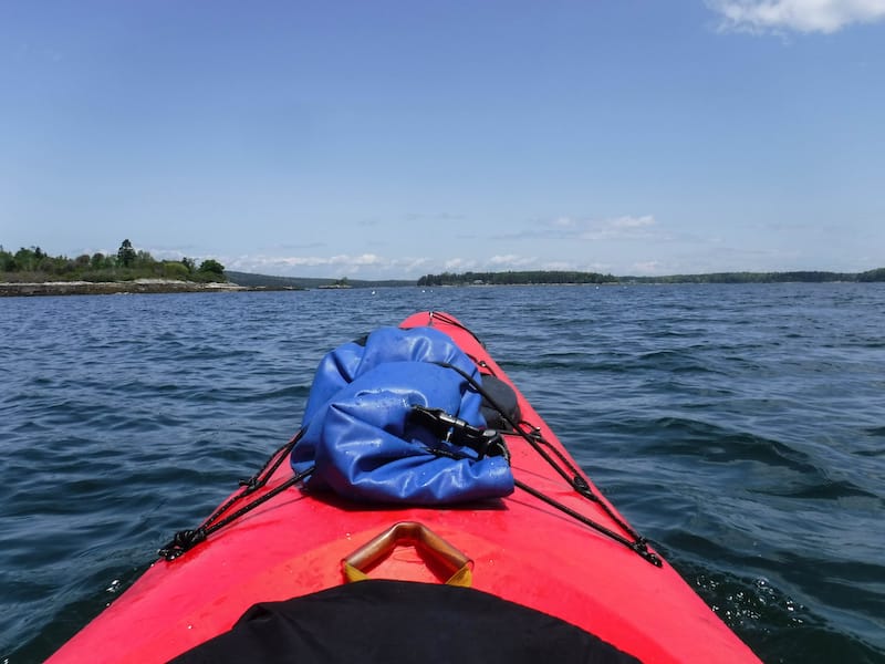 Sea kayaking in Maine