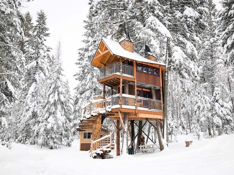 Treehouse in Whitefish MT