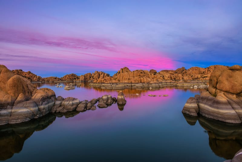 Granite Dells At Watson Lake Arizona