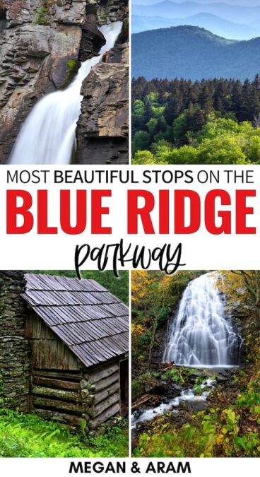 Are you taking a road trip on the Blue Ridge Parkway? This 7 day Blue Ridge Parkway itinerary has you covered - fantastic stops, tips, a map, and more! | Road trip Blue Ridge Parkway | Blue Ridge Parkway stops | Road trips USA | Road trips in North Carolina | North Carolina road trips | Best stops on the Blue Ridge Parkway | Blue Ridge Parkway map | Blue Ridge Parkway things to do | Blue Ridge Parkway hiking | Things to do in Asheville NC | Blue Ridge Parkway NC 