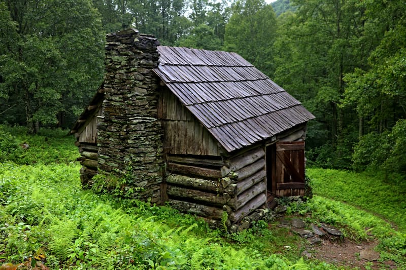 Caudhill Cabin in Doughton Park on Blue Ridge Parkway