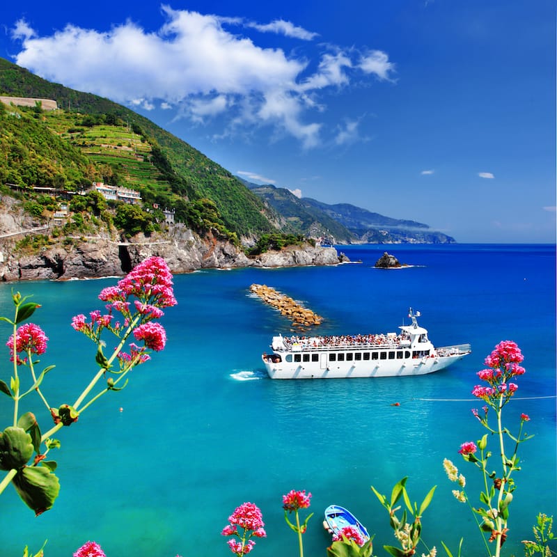 tour en barco cinque terre