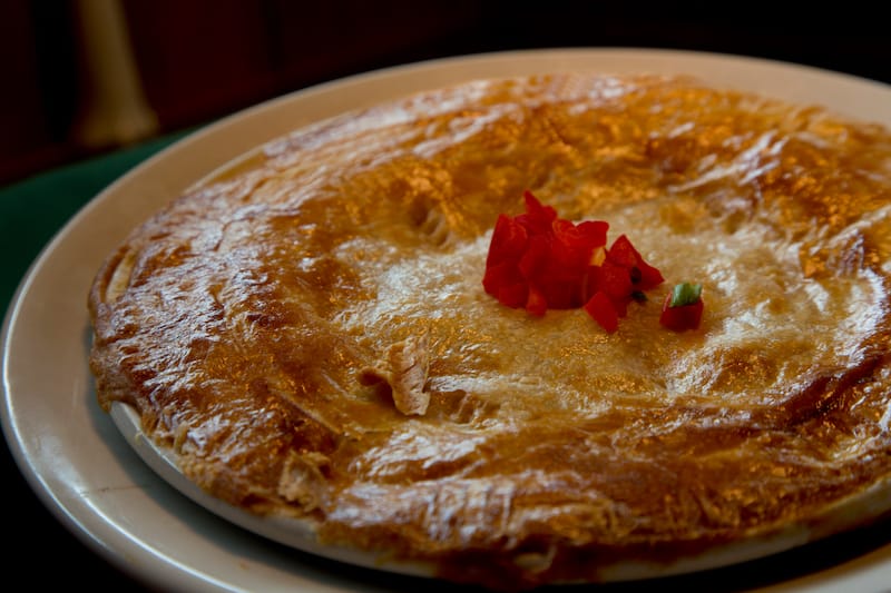 Crawfish pie in New Orleans