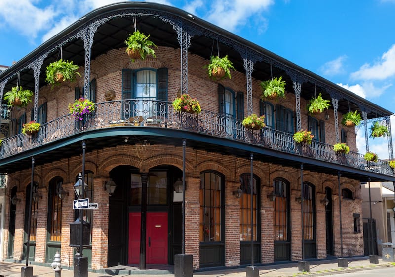 French Quarter in New Orleans LA