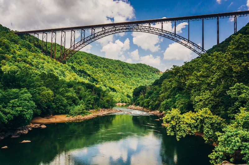 New River Gorge National Park in June