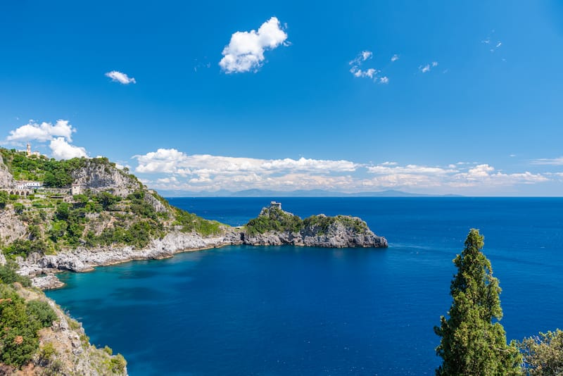 Panoramic view from Conca dei Marini