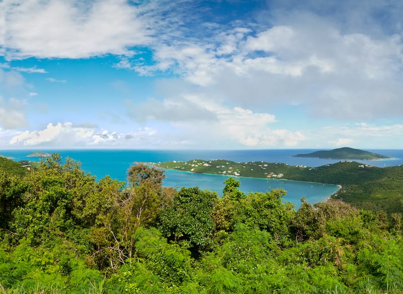 View of Magens Bay from Mountain Top