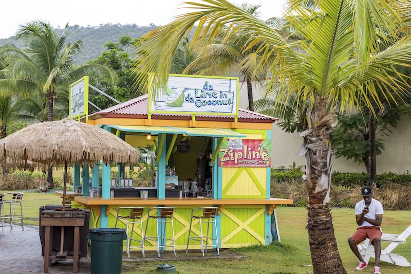 Zipline on St. Thomas