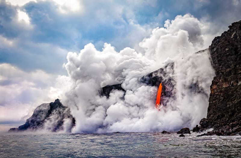 Hawaii Volcanoes National Park in July