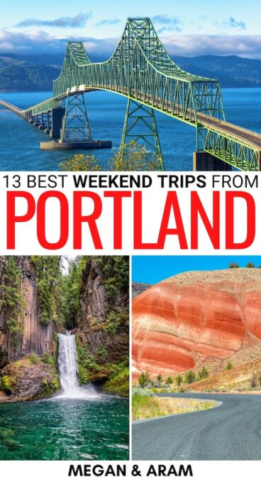 Are you looking for the best weekend trips from Portland? These amazing Portland weekend getaways have you covered! Click to learn more (map included). | Portland things to do | Weekend getaways from Portland | Places to visit near Portland | Portland OR things to do | Portland weekend trips | Things to do in Portland | Day trips from Portland | Portland attractions | Places to visit in Oregon | Places to visit in PNW | Oregon itinerary | What to do in Portland