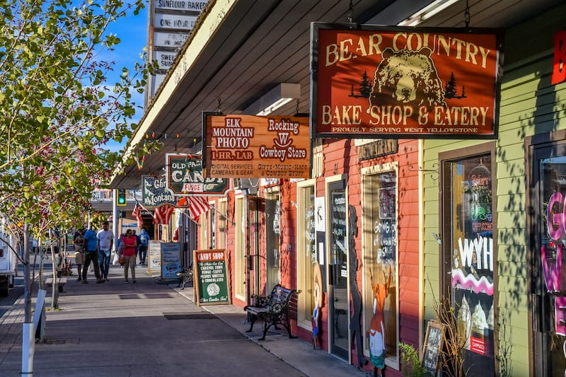 montana famous places to visit West Yellowstone