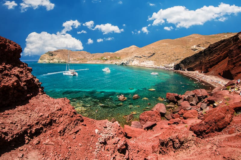 Red Beach Santorini