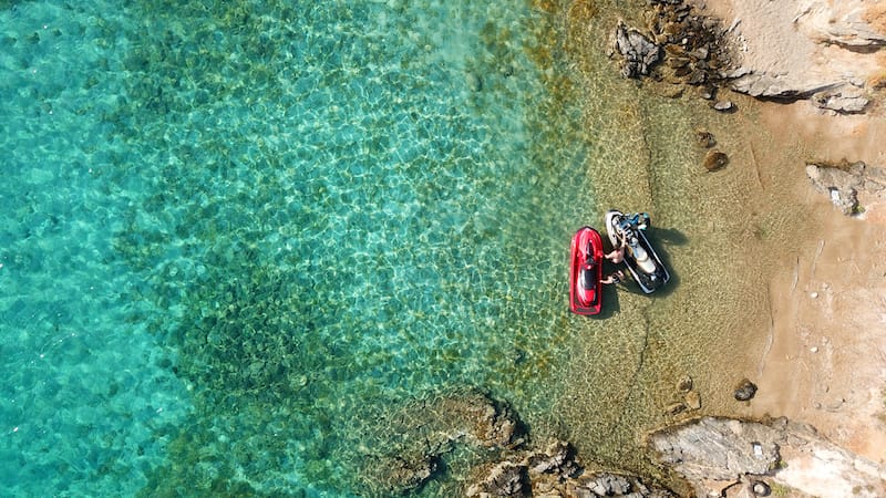 Santorini jet ski tour guide