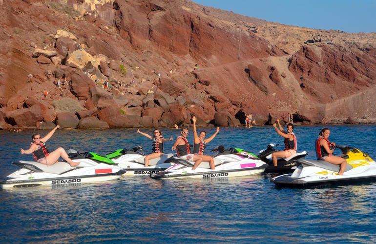 Santorini jet ski tour