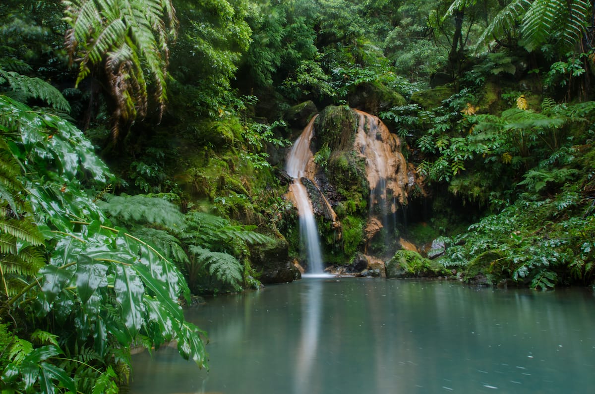 Caldeira Velha in Azores