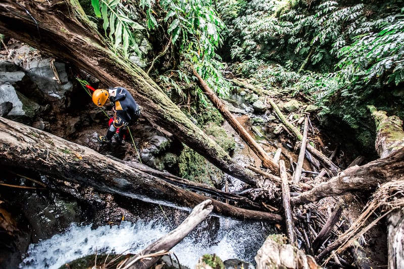 Canyoning in the Azores