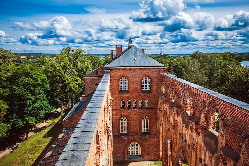 Cathedral ruins in Tartu