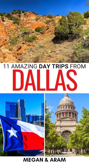Looking for the best day trips from Dallas? This Dallas day trips guide gives you a list of fantastic and diverse places to visit near Dallas! Learn more! | Weekend trips from Dallas | Weekend getaways from Dallas | Fort Worth day trip | Oklahoma day trip | Austin day trip | Things to do in Dallas | What to do in Dallas | Dallas attractions | Places near Dallas | Cities in Texas | Small towns in Texas | Dallas landmarks | Dallas weekend trips | Texas itinerary
