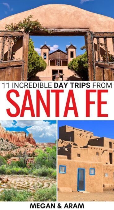 Are you heading to New Mexico soon and curious about the best day trips from Santa Fe? These amazing Santa Fe day trips have you covered! Learn more here! | Weekend trips from Santa Fe | Santa Fe things to do | Santa Fe hiking | Hiking trails Santa Fe | Day trip to Taos | Places to visit in Santa Fe | What to do in Santa Fe | Visit New Mexico | Day trips in New Mexico | Weekend getaways in New Mexico