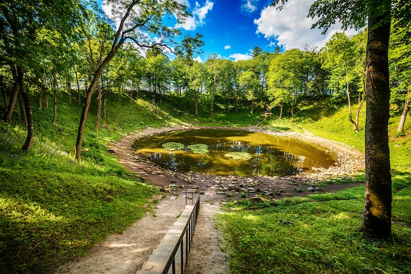 Kaali on Saaremaa (meteor crater)