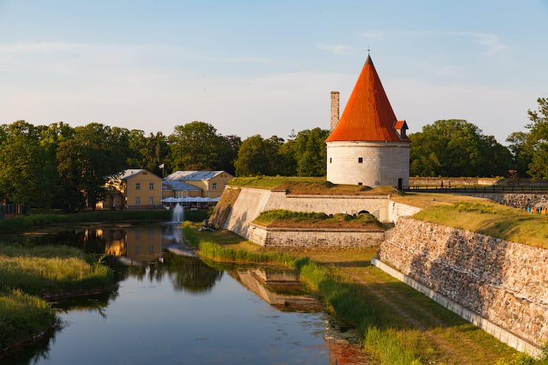 Kuressaare Castle in Saaremaa, Estonia