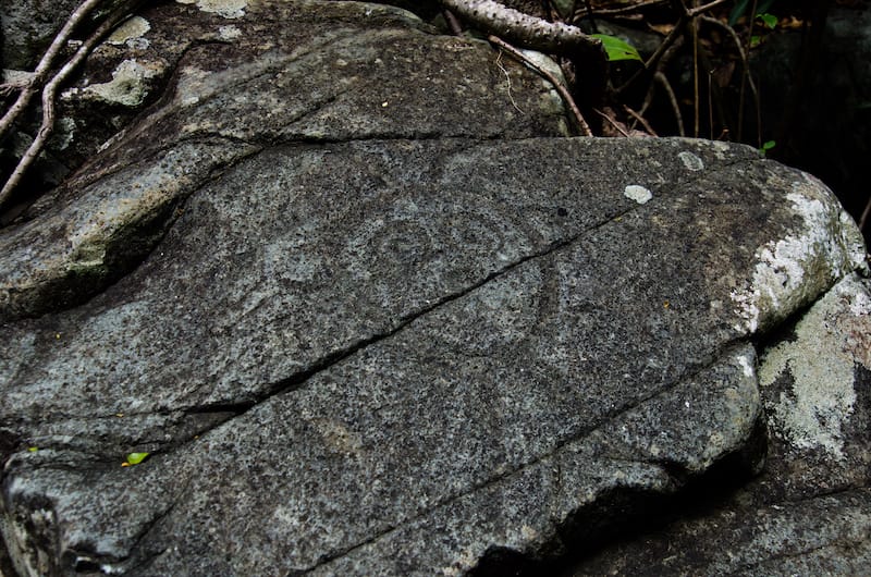 Reef Bay petroglyphs