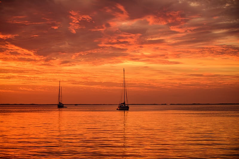 Sunset boat cruise