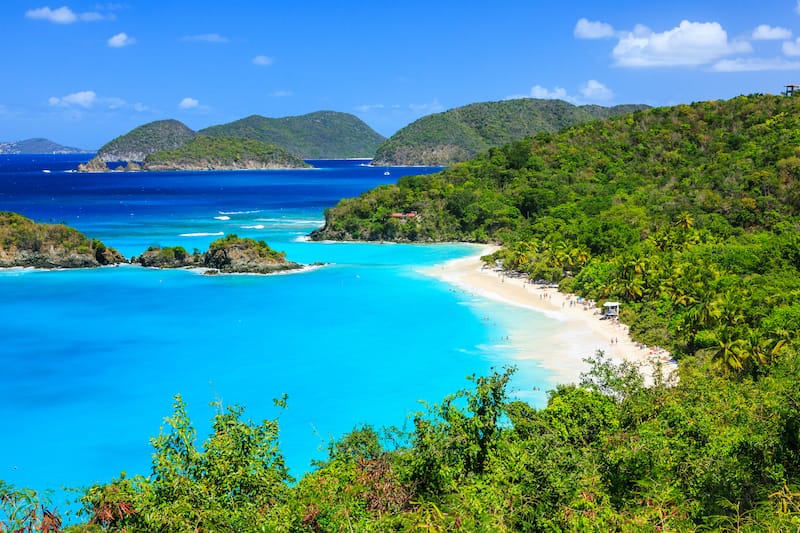 Trunk Bay in St John USVI