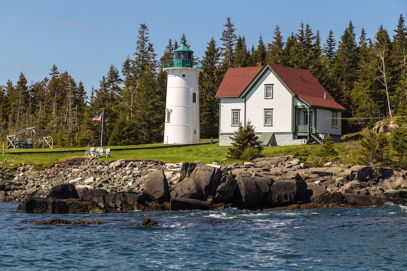 Little River Lighthouse in Cutler ME