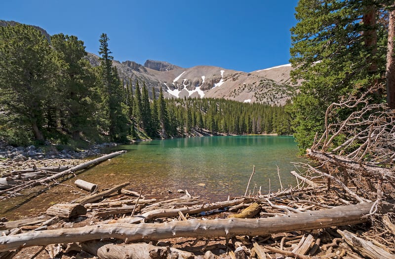 Teresa Lake in Summer in Great Basin National Park in Nevada