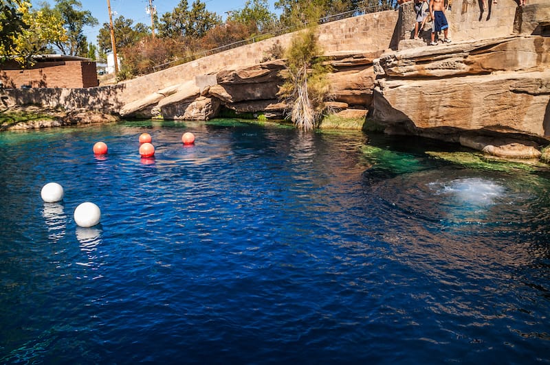 Blue Hole on Route 66 in Santa Rosa