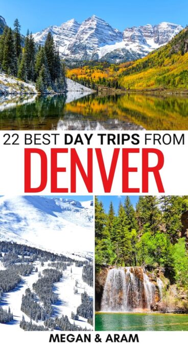 Looking for the best day trips from Denver? These Denver day trips offer a diverse array of destinations - from national parks to cities and more! Learn more! | Weekend trips from Denver | Weekend getaways from Denver | Places to visit near Denver | Denver itinerary | Places to visit in Colorado | Denver things to do | Things to do in Denver | Visit Colorado | Colorado itinerary | Denver road trips