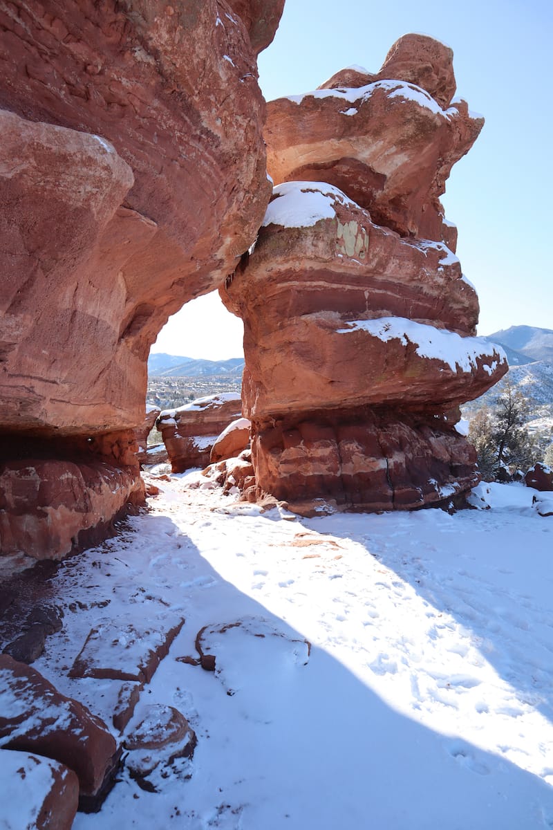 Garden of the Gods snow