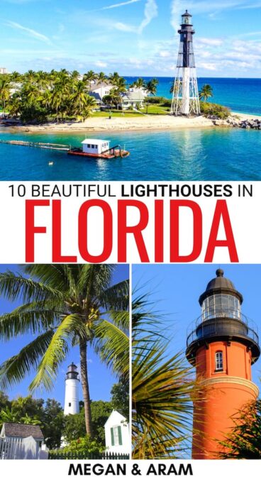 Curious to know more about the best lighthouses in Florida and how you can visit each? This Florida lighthouses guide showcase a variety, including nearby attractions. | FL lighthouses | Lighthouses in FL | Things to do in Florida | Places to visit in Florida | Florida beaches | Southern Florida beaches | Pensacola lighthouse | Key West lighthouse | Key Biscayne | Florida itinerary