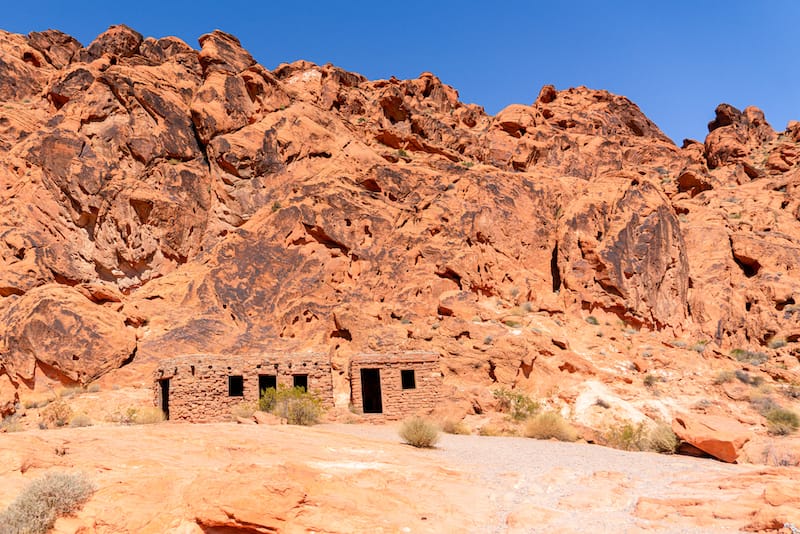 Sandstone Cabins in Valley of Fire