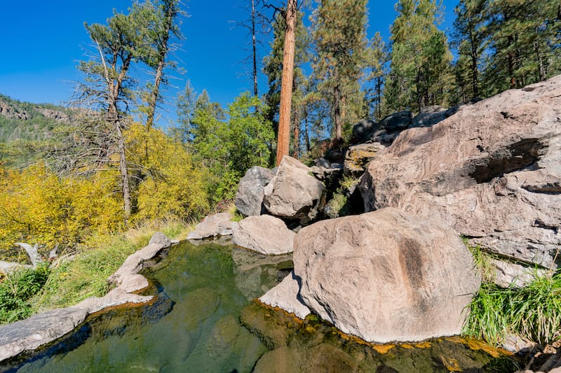 Spence Hot Springs in Jemez Springs 